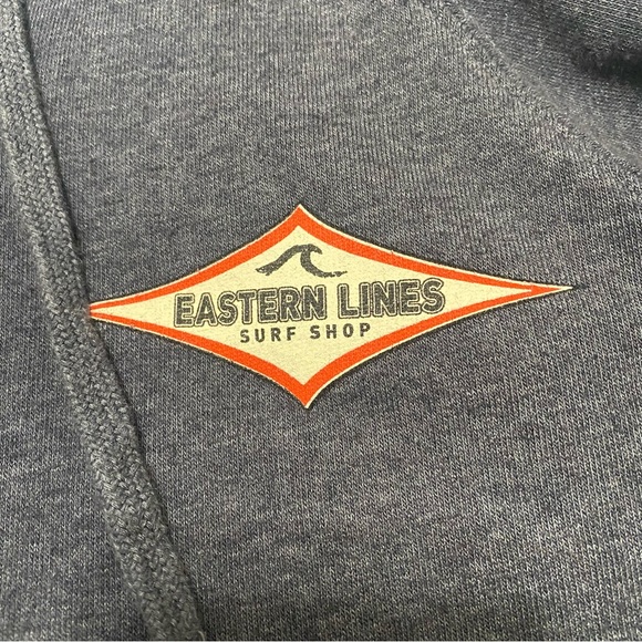 Coastal Classics Full Zip Hoodie Mens M Belmar N.J  Eastern Lines Surf Shop - Picture 3 of 9